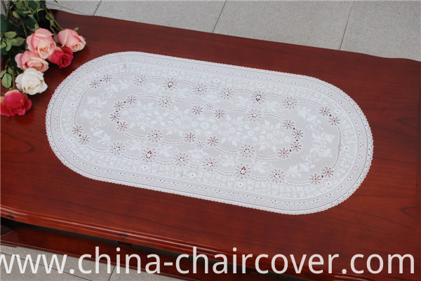 PVC Vinyl Lace Silver Doilies/Doilies with Silver Lace